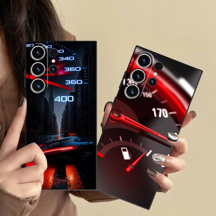 Samsung Galaxy S25 - Casing Red Car Gauge untuk Samsung