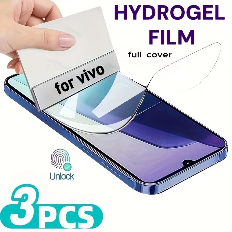 Vivo V40 - 3 Buah Pelindung Layar untuk Vivo