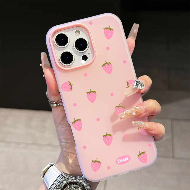 Casing Ponsel Motif Stroberi M - Samsung Galaxy A55 ulasan dan harga